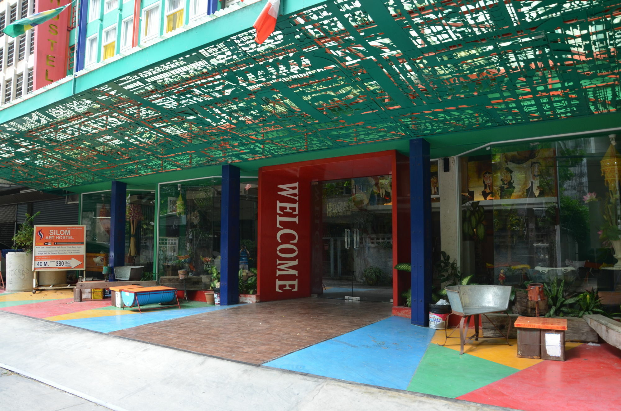 בנגקוק Silom Art Hostel מראה חיצוני תמונה